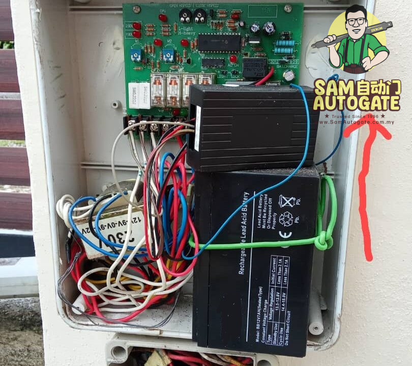 Repair Autogate Board Bukit Jalil