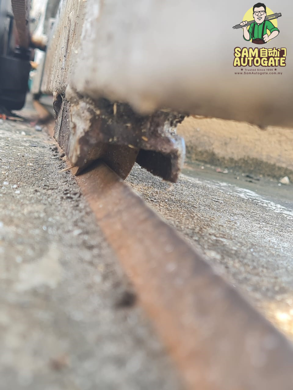 Repair Sliding Auto Gate Wheels USJ