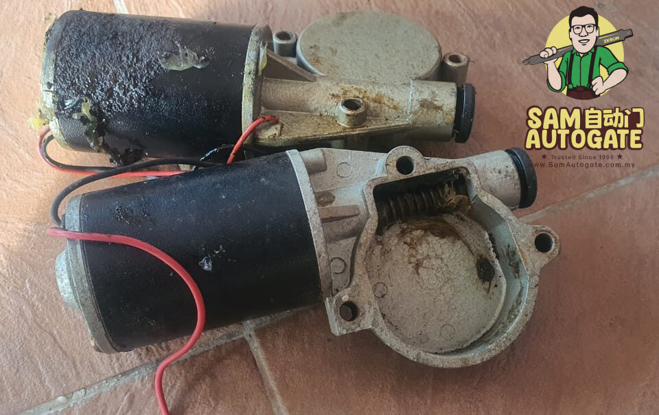 DC Motor Autogate Underground