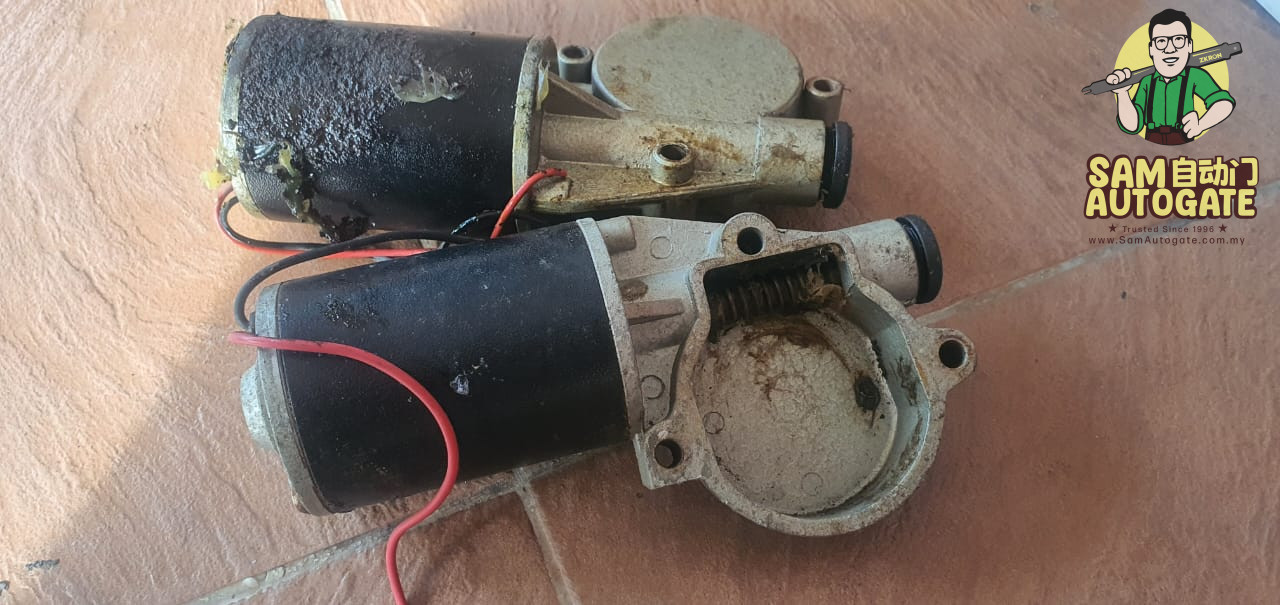 DC Motor Autogate Underground