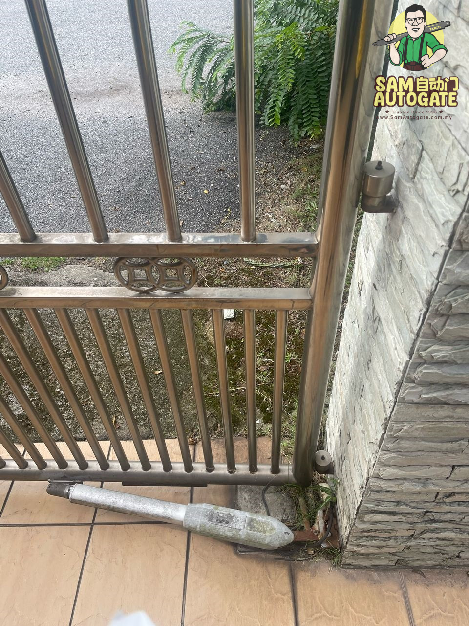 Install Autogate Swing Klang