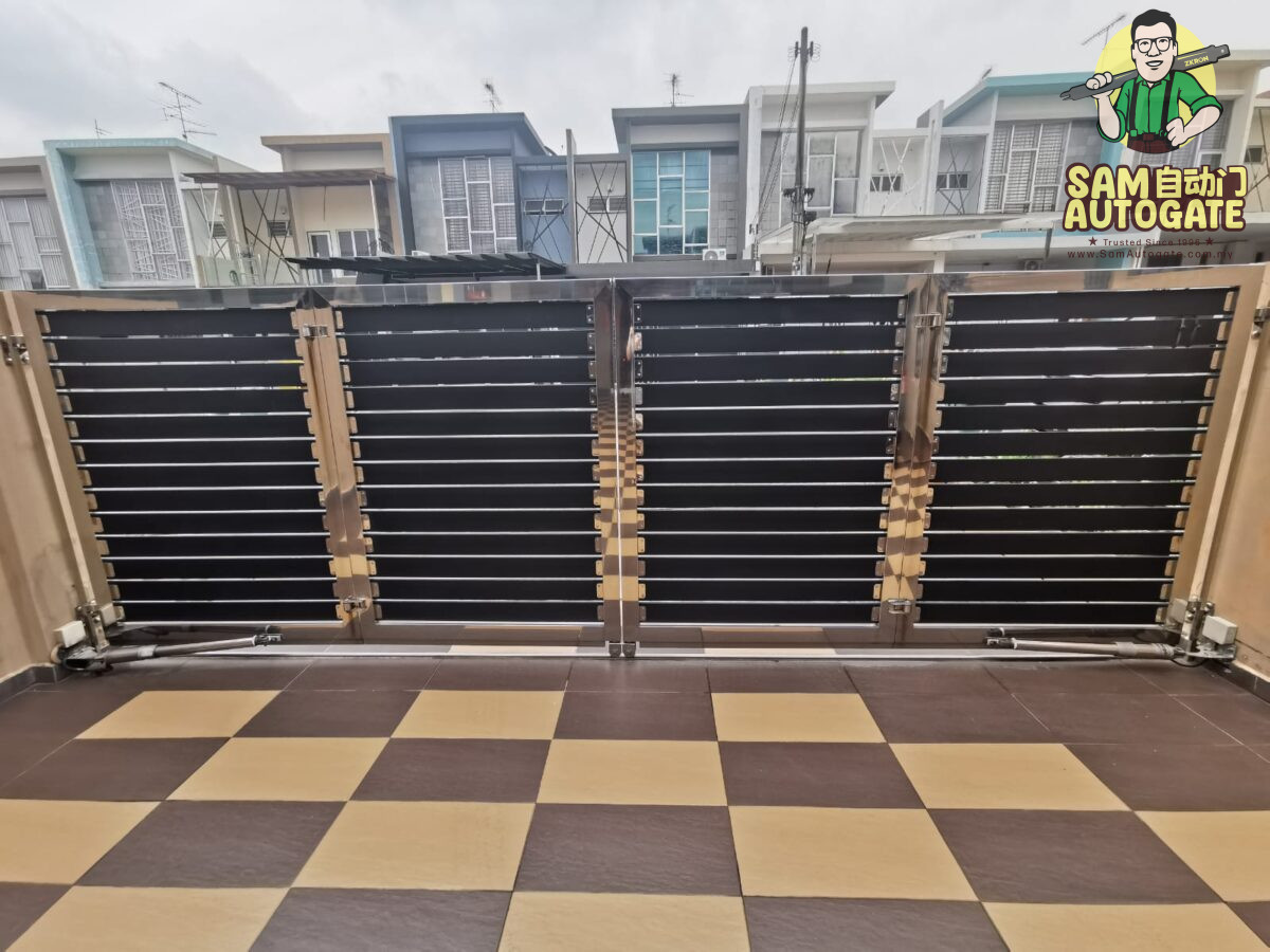 Folding Autogate Installation Seri Kembangan
