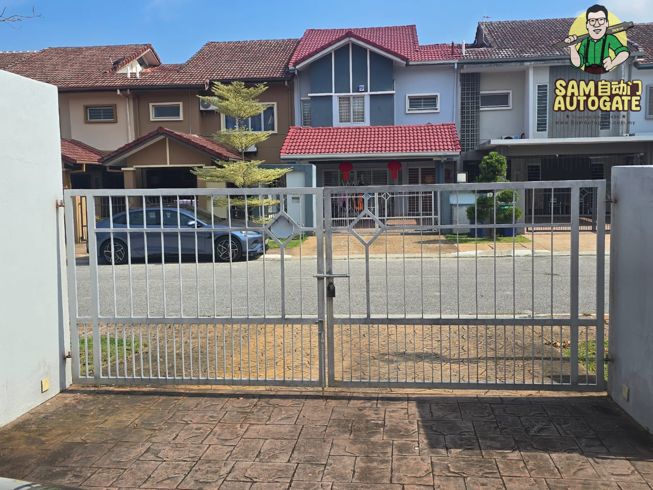 Install Tronica Autogate Kotak Kemuning