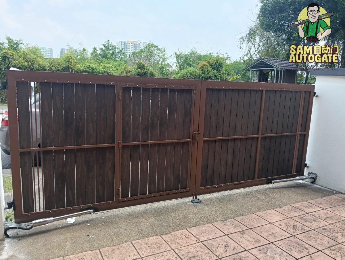 Swing Autogate Installation Meranti Jaya
