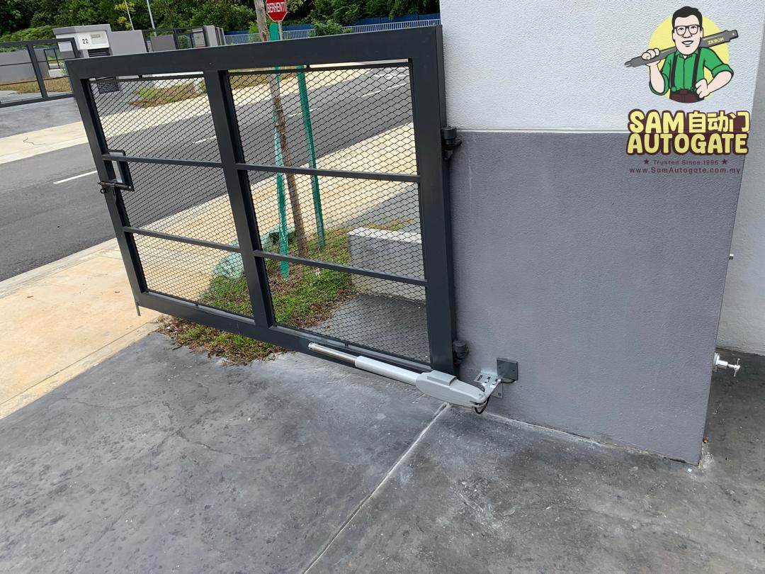 Swing Autogate Cannot Close Jalan Kebun