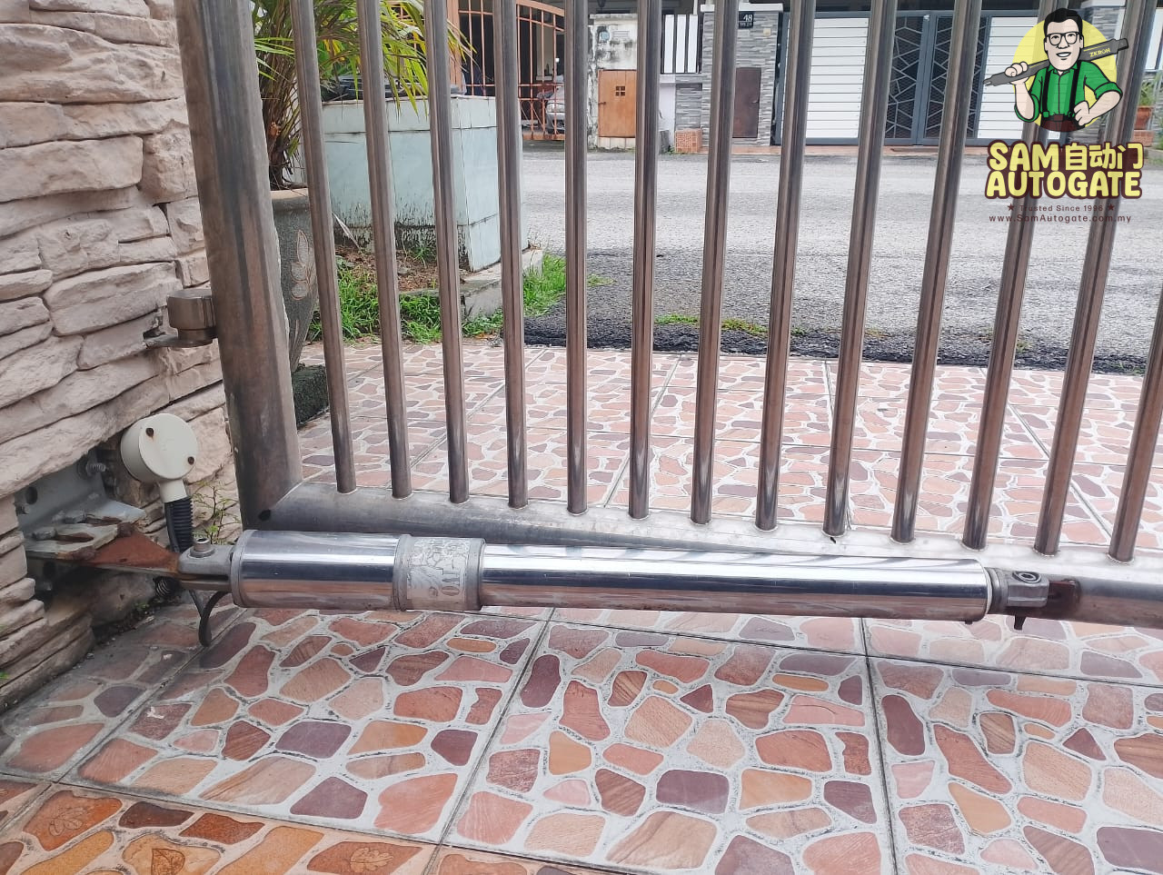OAE 333A Arm Autogate Installation Seri Kembangan